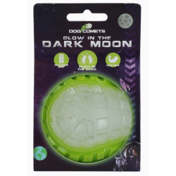 Balle Dog Comets Lune – Phosphorescente – Vert – Taille M (6 cm)
