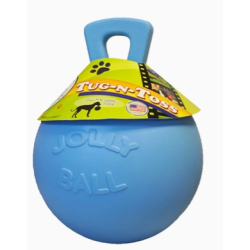 Balle Jolly Tug-n-Toss – Bleu – 15 cm - Parfum Myrtille